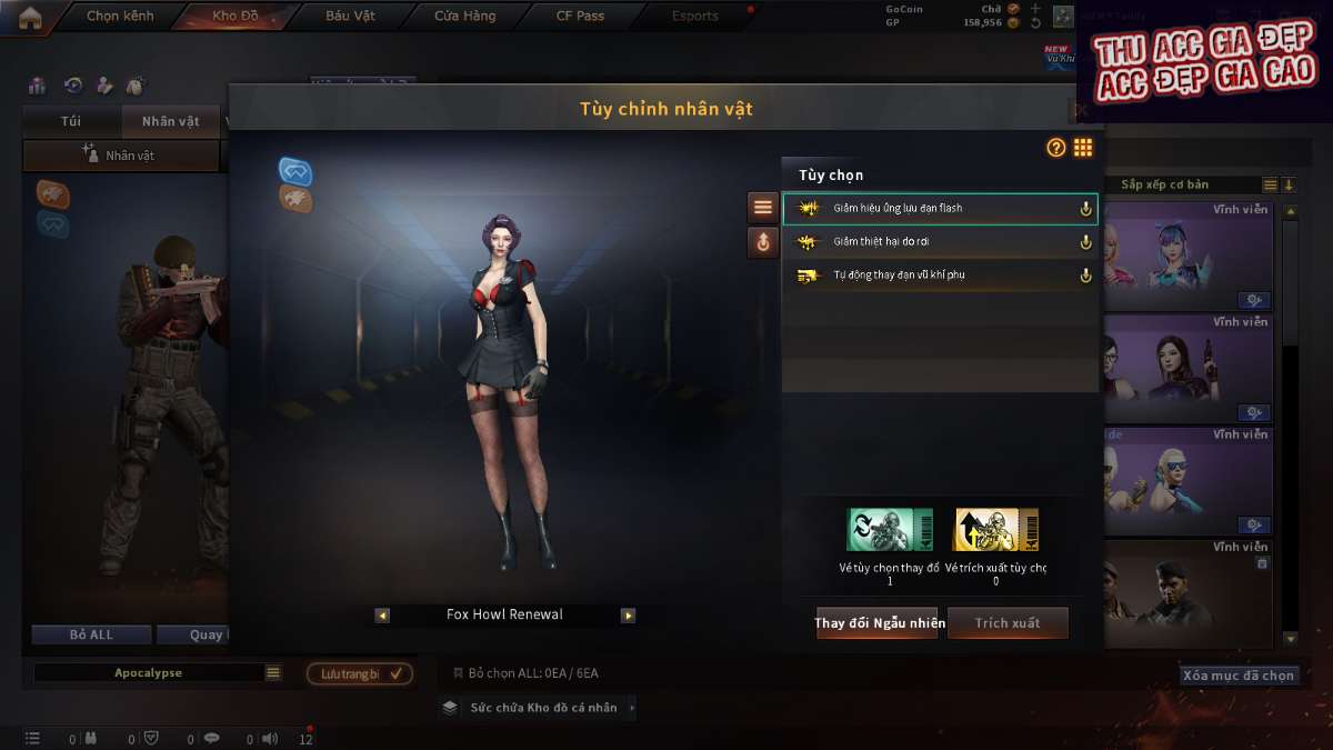 shop acc cf uy tin gia re